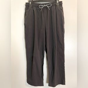 ATHLETA 54023 SWEATPANTS ATHLETIC WORKOUT YOGA FITNESS PANTS BLACK SZ/6